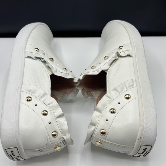 KateSpade  loralia leather sneakers for women size 10M - Picture 6 of 9